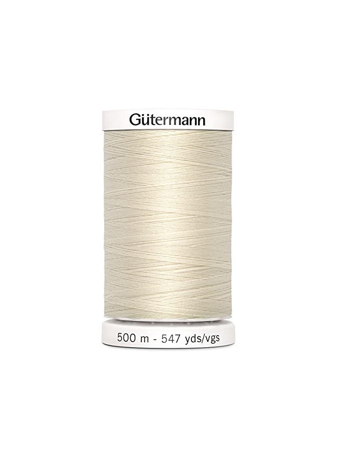 Gutermann Sew-All Thread 547yd, Eggshell - Image 1