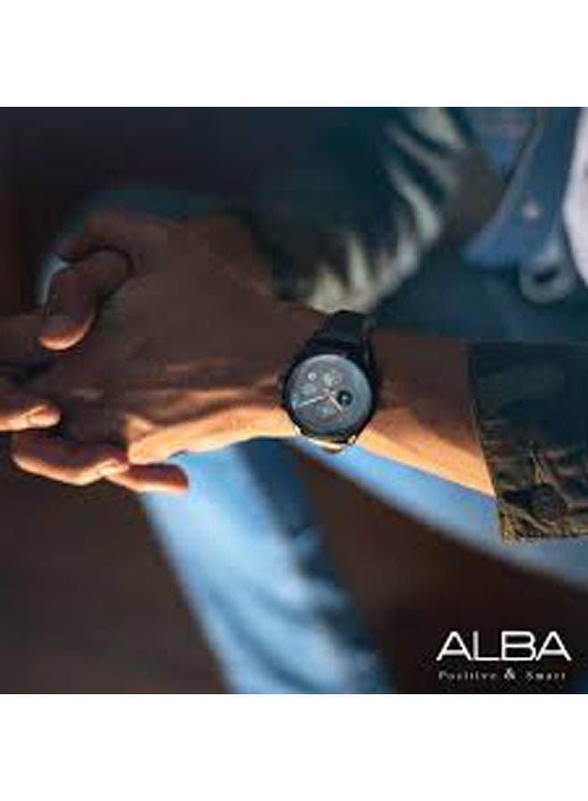 Alba Leather Chronograph Watch AM3571X - Image 2