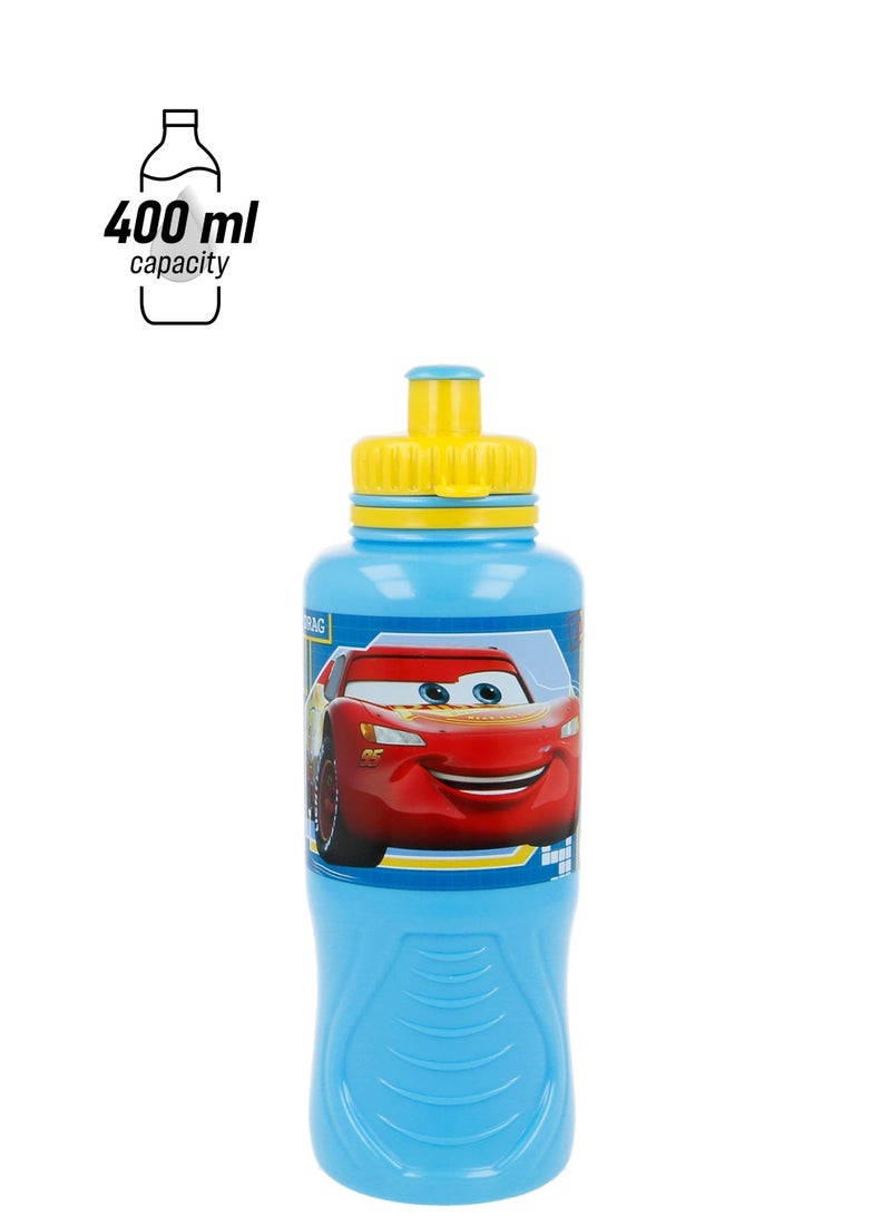 Disney Cars Race Ready Ergo Sport Bottle Multicolour 6.45x6.45x19cm - Image 1