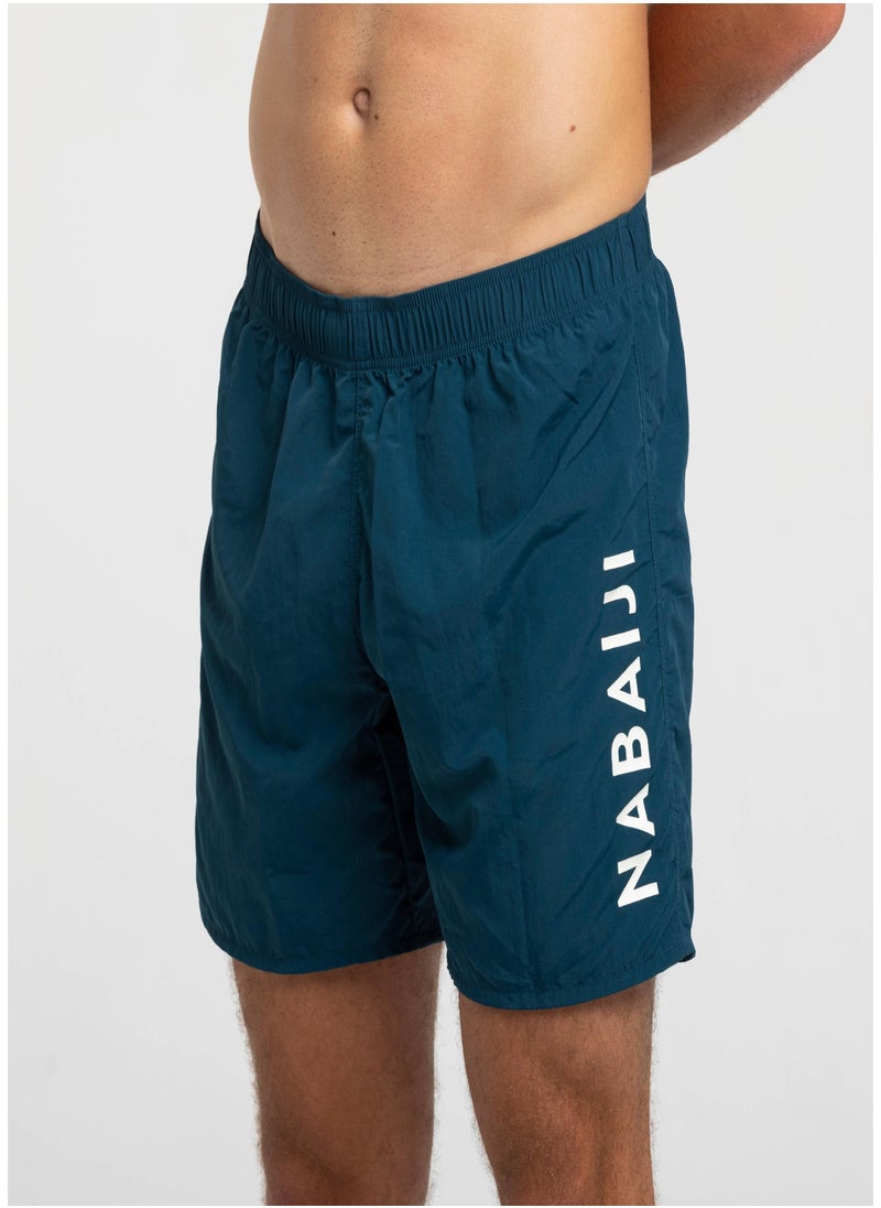 NABAIJI NABAIJI by DECATHLON, Men's Swim Shorts 100 Quick-Dry & Stretchable Turquoise  - Image 2