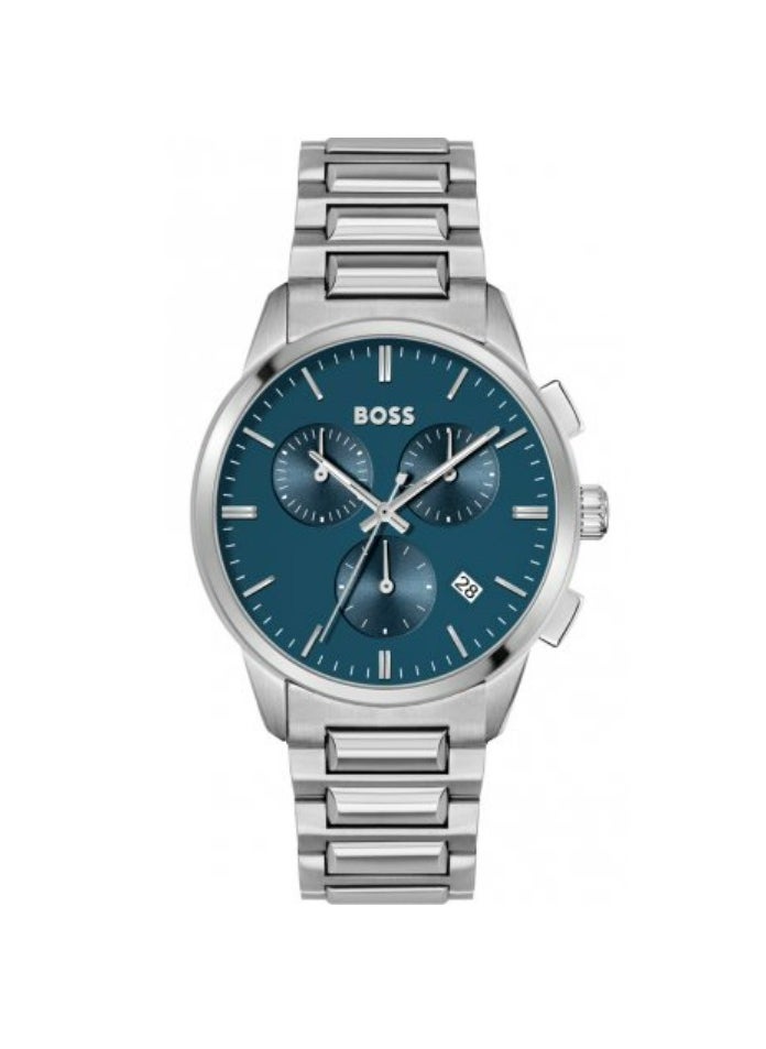 Hugo By Hugo Boss Stylish Men's Stainless Steel Wrist Watch With Blue Dial 1513927 - pzsku/Z117A8B0ACF051793303BZ/45/_/1730706027/730063f3-41ab-460e-9518-69ea20639c70