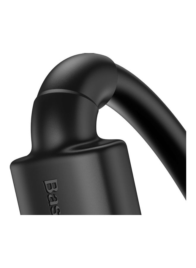 بيسوس كابل محول كافولي من HDMI ذكر بدقة 4K إلى HDMI ذكر بدقة 4K أسود - Image 4