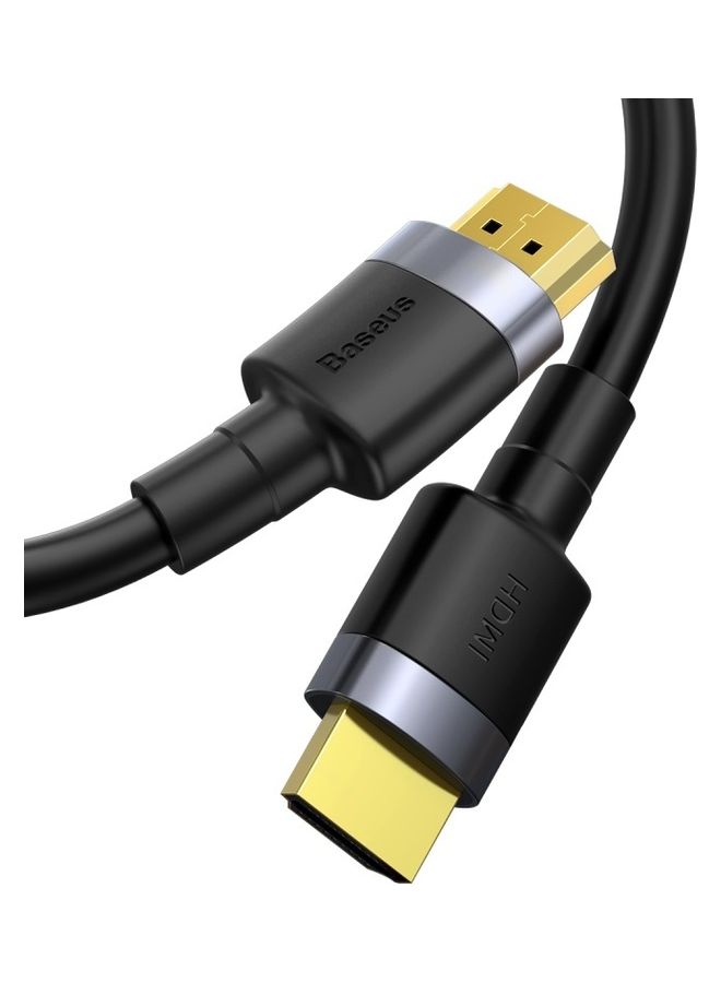بيسوس كابل محول كافولي من HDMI ذكر بدقة 4K إلى HDMI ذكر بدقة 4K أسود - Image 3