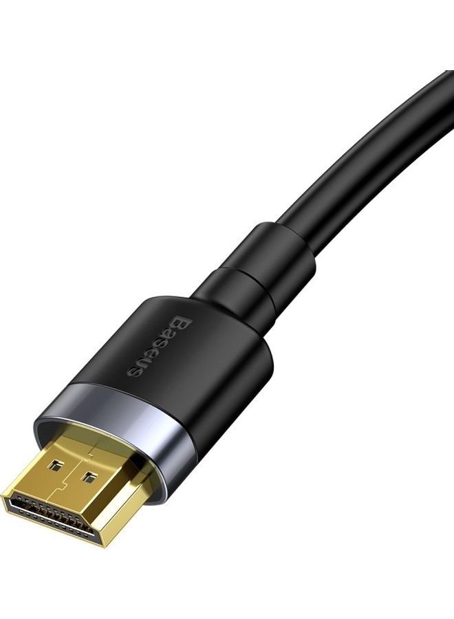 بيسوس كابل محول كافولي من HDMI ذكر بدقة 4K إلى HDMI ذكر بدقة 4K أسود - Image 2