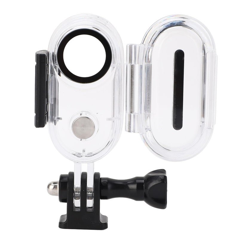 Underwater Case For GO3S Diving Protection Transparent Housing PC Tempered Glass 304 Stainless Steel - Image 4
