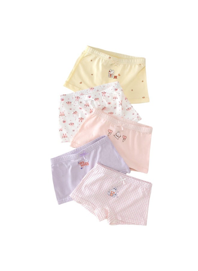 KUYING New Comfortable Skin friendly Breathable Underwear Set 0f 5