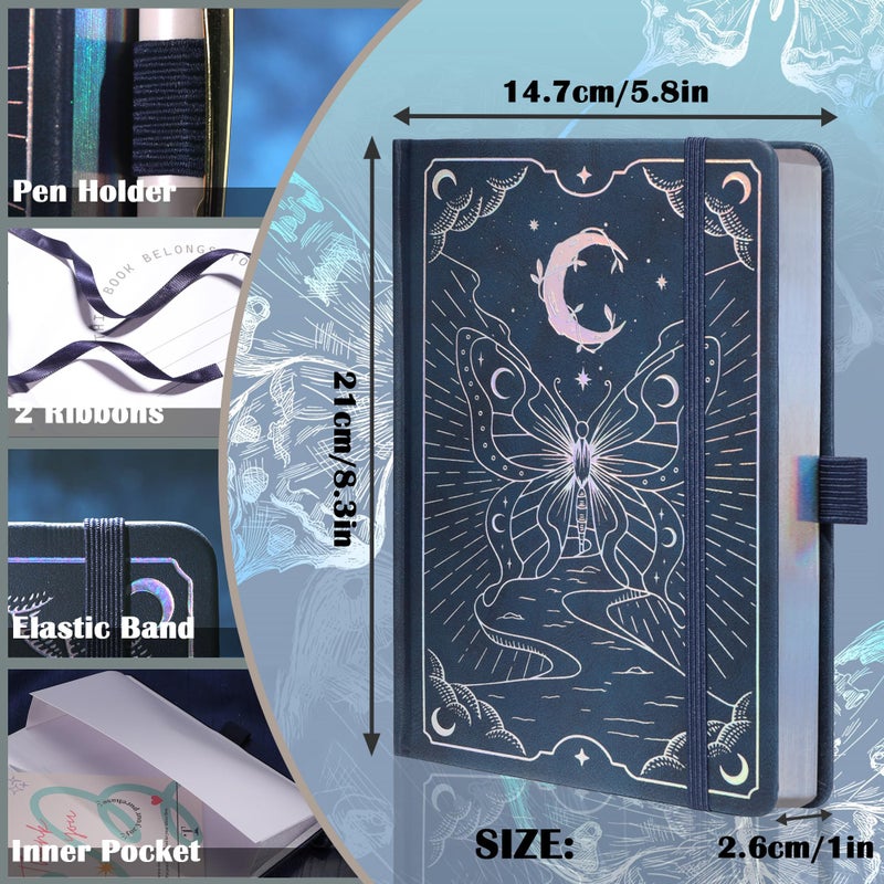 TIEFOSSI Lined Journal Notebook, Butterfly Journal for Women Girls, A5 Hardcover Journals with Bookmark, College Ruled Notebook for Journaling Writing, 100 GSM Thick Paper with 316 Numbered Pages - Image 2