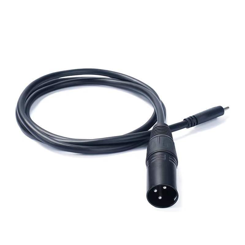 Halokny XLR to USB C Cable, USB C Microphone Cable USB Type-C Male to XLR Male Dual Channel Cord Connector 3.3Ft (Dual Channel M/M) - Image 2