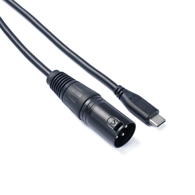 Halokny XLR to USB C Cable, USB C Microphone Cable USB Type-C Male to XLR Male Dual Channel Cord Connector 3.3Ft (Dual Channel M/M) - Image 3