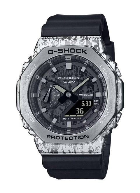 Casio Analog+Digital Rubber Strap Watch GM-2100GC-1A
