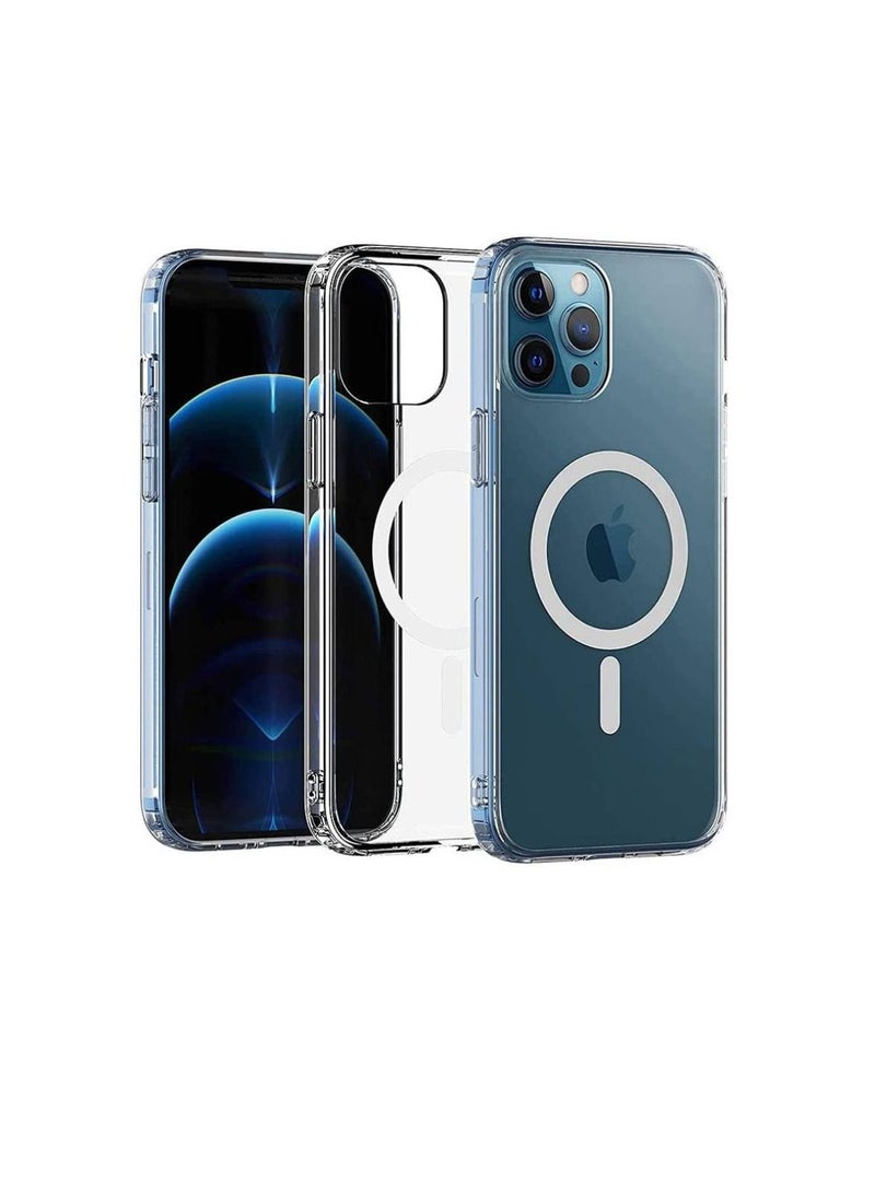 Digi Core جراب iPhone 12 Pro مقاس 6.1 بوصة مضاد للاصفرار لهاتف iPhone 12 Pro Magsafe