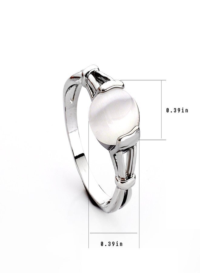 LUREME® Fashion Alloy Twilight Saga Bella Natural Cateye Stone Women's Ring-O (04001479-2) - Image 5