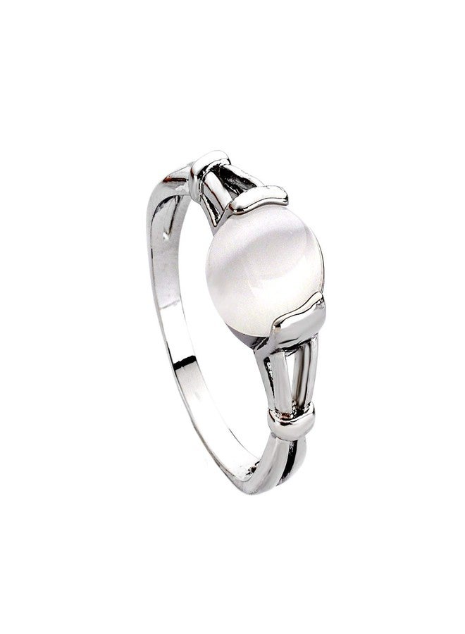 LUREME® Fashion Alloy Twilight Saga Bella Natural Cateye Stone Women's Ring-O (04001479-2) - Image 1