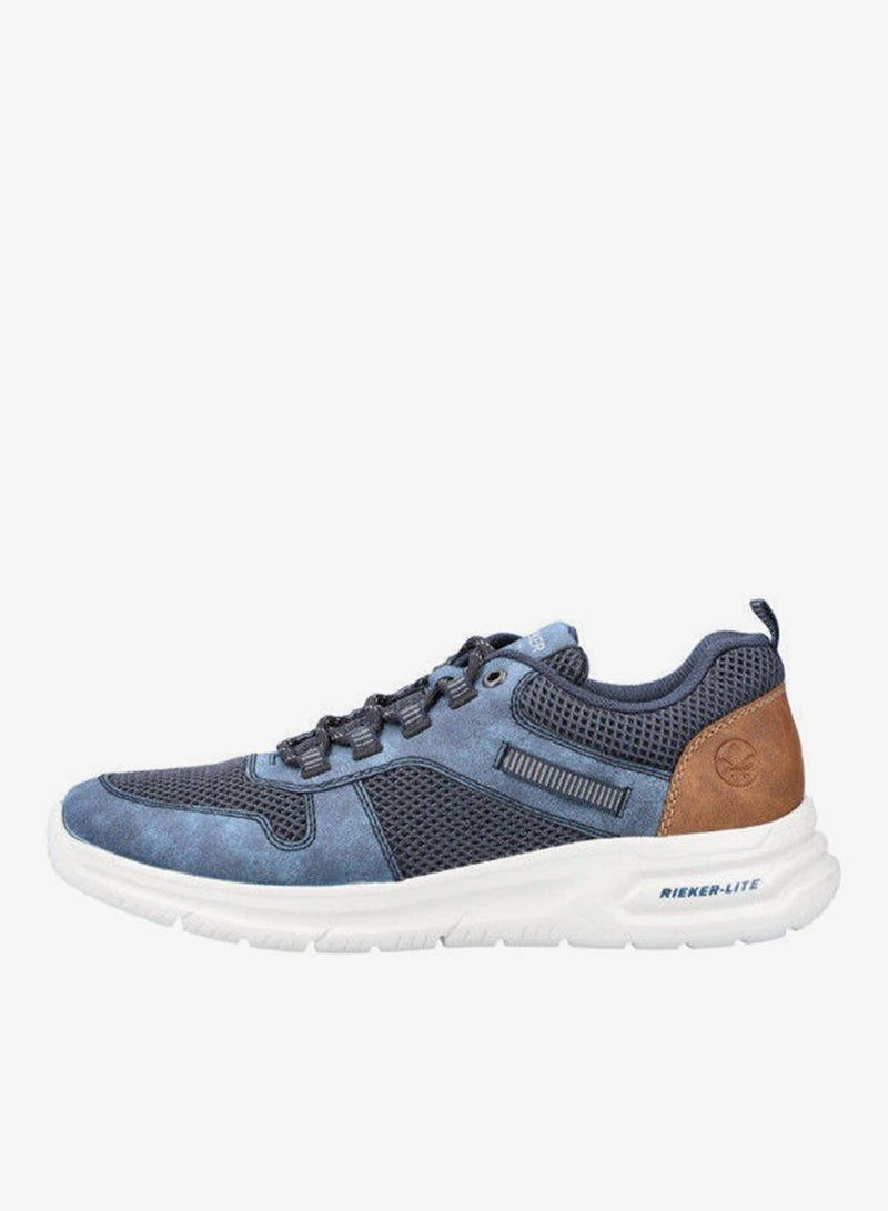 Rieker Mens Casual Shoes B7302-14 Morelia Blue 116-1134 - Image 3