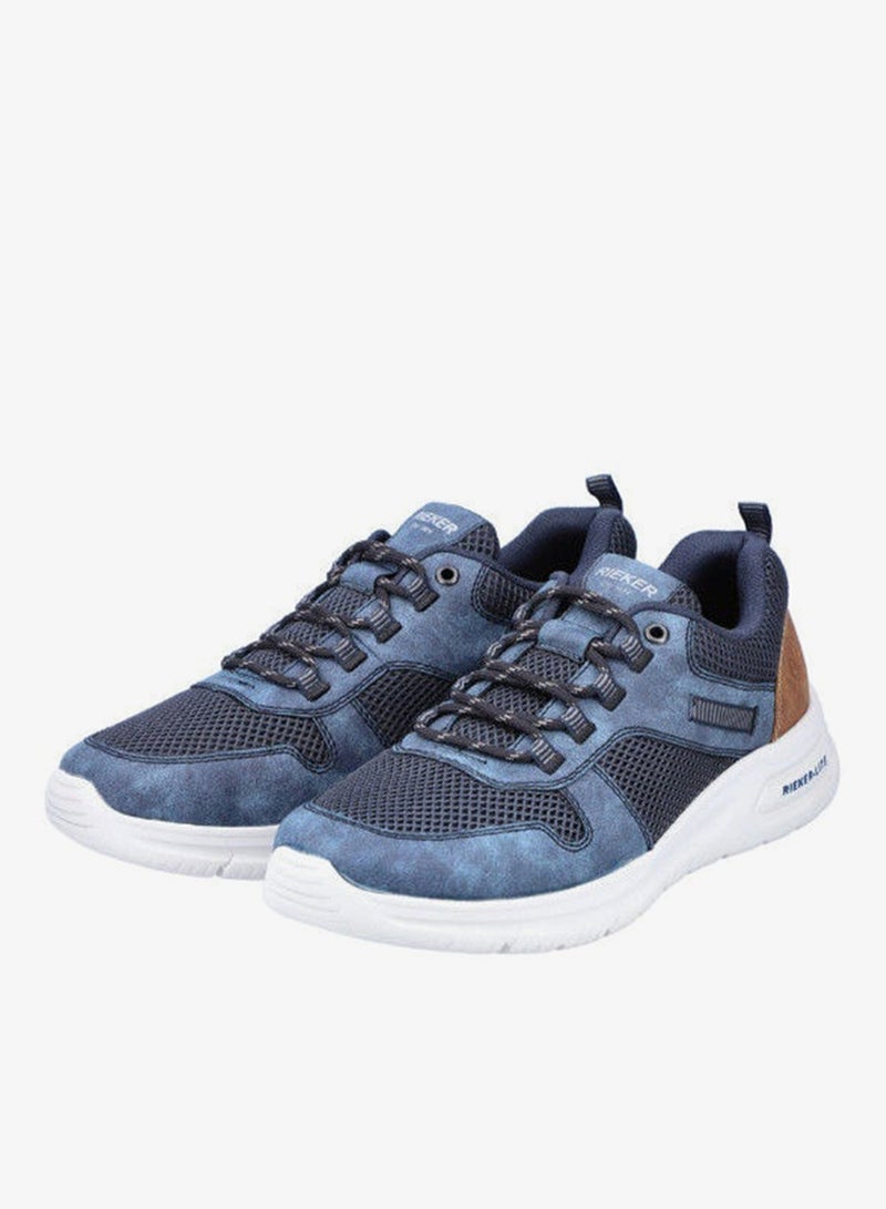 Rieker Mens Casual Shoes B7302-14 Morelia Blue 116-1134 - Image 1