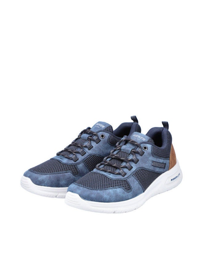 rieker - Rieker Mens Casual Shoes B7302-14 Morelia Blue 116-1134 - Image 1