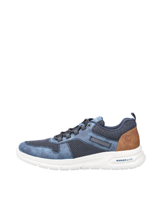 rieker - Rieker Mens Casual Shoes B7302-14 Morelia Blue 116-1134 - Image 1