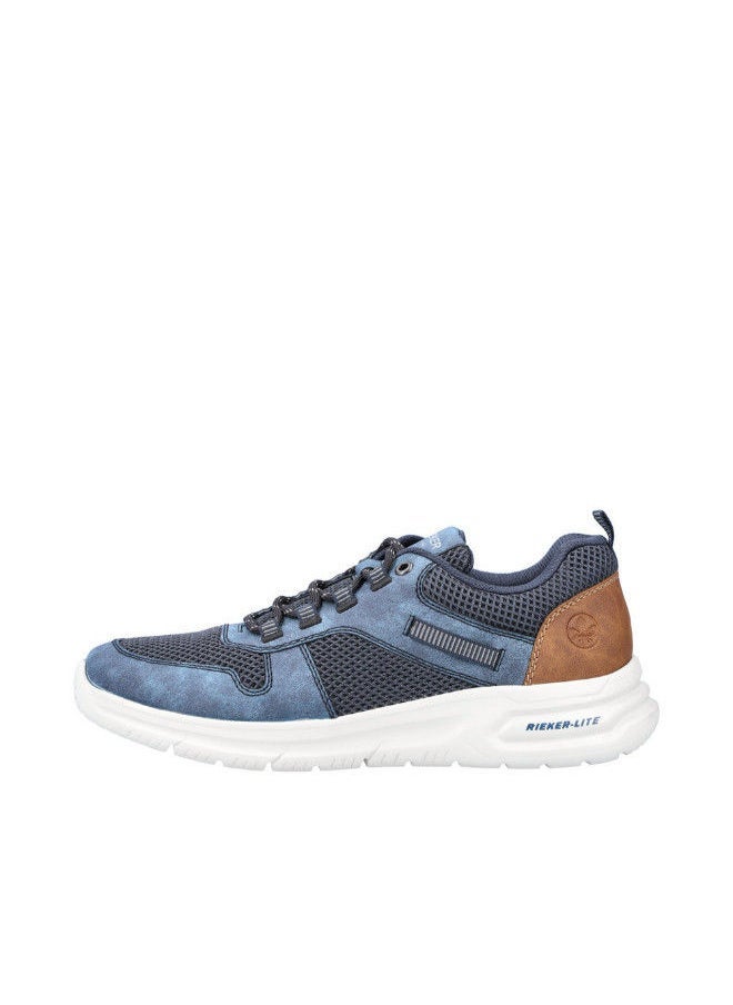 rieker - Rieker Mens Casual Shoes B7302-14 Morelia Blue 116-1134 - Image 1
