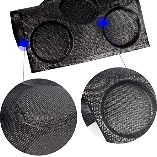 FETESUR Silicone Hamburger Bun Pan, Silicone Perforated Hamburger Bun Mold, Chocolate Chip Coookies Mold, Non-Stick Baking Pan for Making Buns, Mesh Baking Sheets - Image 5