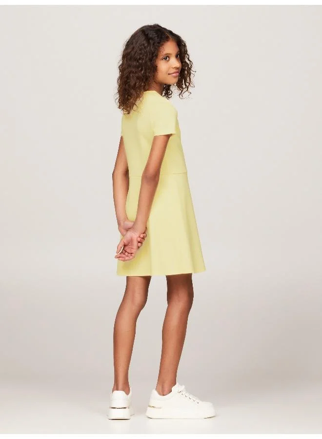 تومي هيلفيغر PUNTO FIT & FLARE DRESS SS