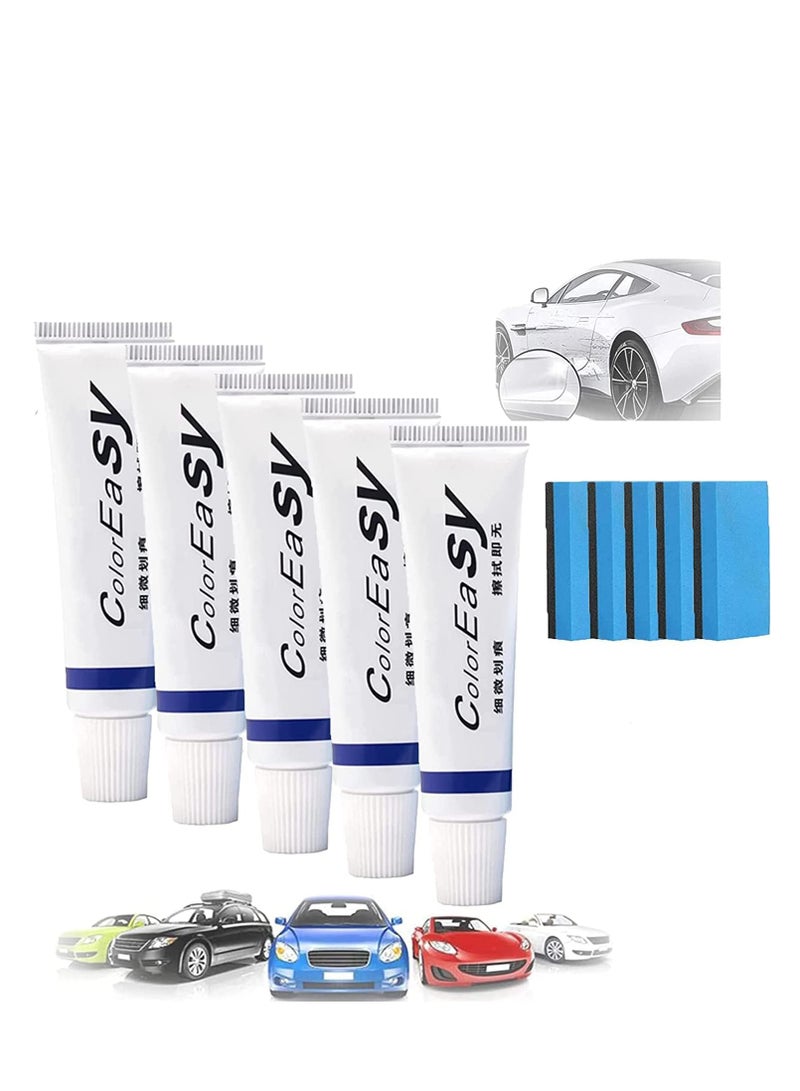 SYOSI Scratch Remover, Magic Car Scratch Repair Kit, Professional Car Scratch Repair Agent, Color Easy Car Scratch Repair Kit, Car Scratch Repair Nano Spray Car Paint (5PCS) (Without rag） - Image 1