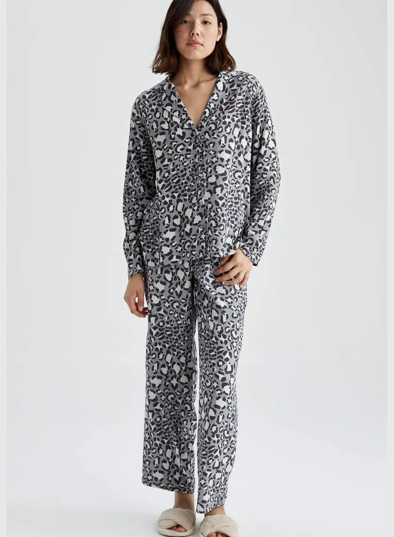 DeFacto Woman Regular Fit Homewear Woven Bottoms