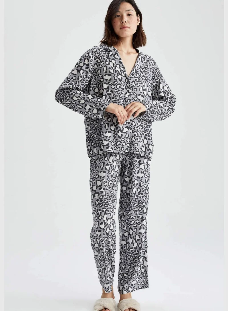 DeFacto Woman Regular Fit Homewear Woven Bottoms