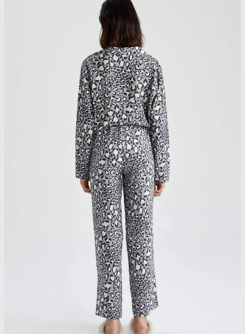 DeFacto Woman Regular Fit Homewear Woven Bottoms