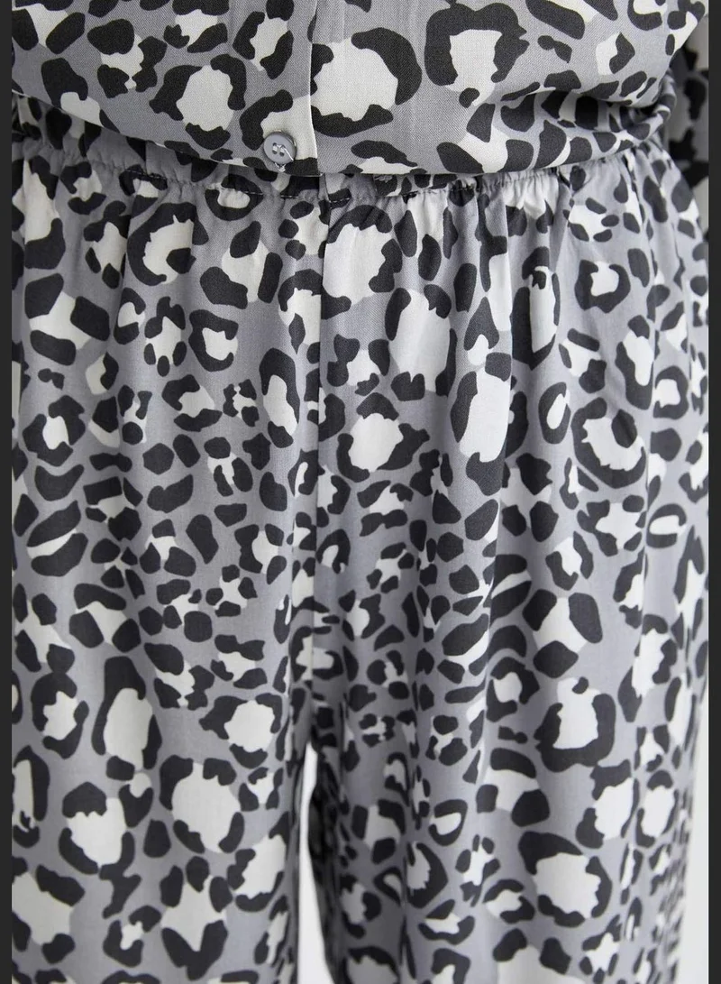 DeFacto Woman Regular Fit Homewear Woven Bottoms