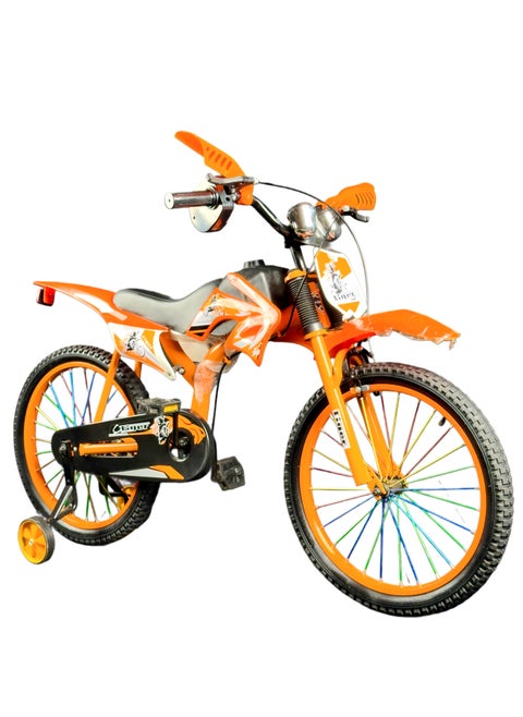 TIGER KIDS BIKE MOTOCIKL STYLE SIZE 20 INCHES for children from 6 to 10 years old
