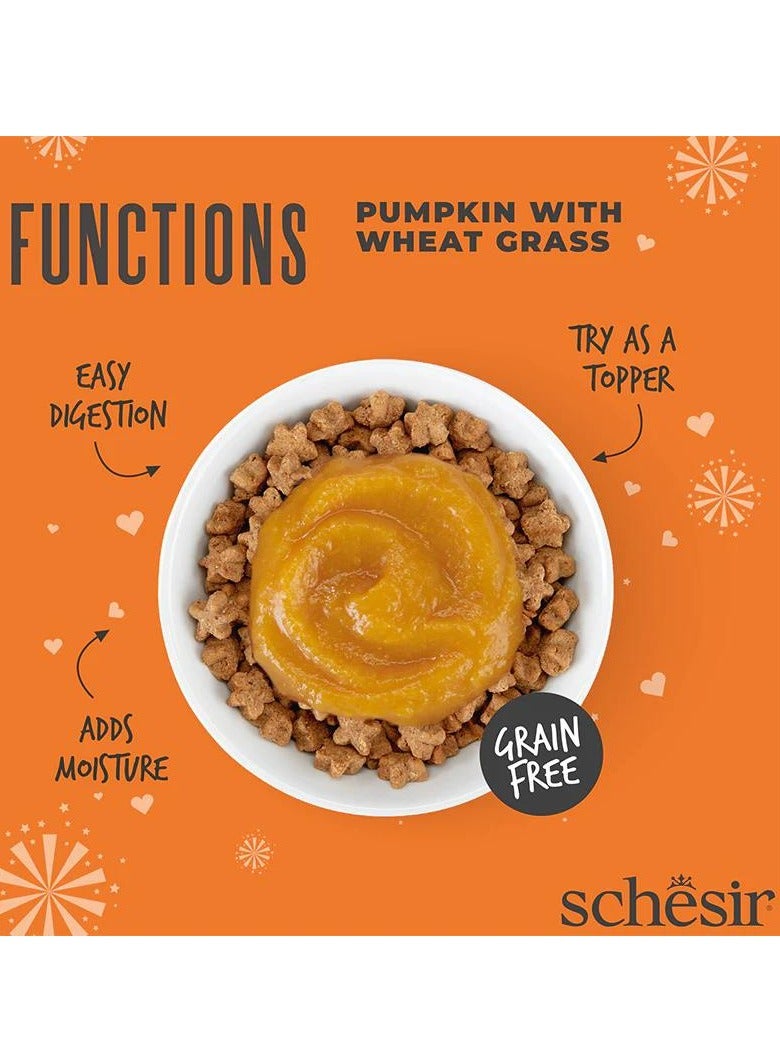 Schesir وظائف كيس القطط مضاف هضمي قرع مع عشب القمح 40غ - Image 3