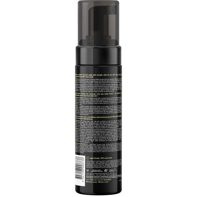 b tan b.tan Dark Self Tanner Mousse | Get Tanned - Best, 1 Hour Express Sunless Tanning Foam, No Fake Tan Smell, Ultra Dark Bronzing Glow, Face & Body, Vegan, Cruelty free, 6.7 Fl Oz - Image 2