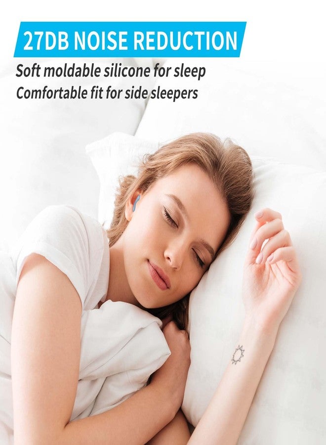 LYSIAN Ultra Soft Moldable Ear Plugs for Sleeping and Swimming Adults and Kids - Reusable Noise Cancelling Earplugs for Sound Blocking, Snoring, Study - Image 2