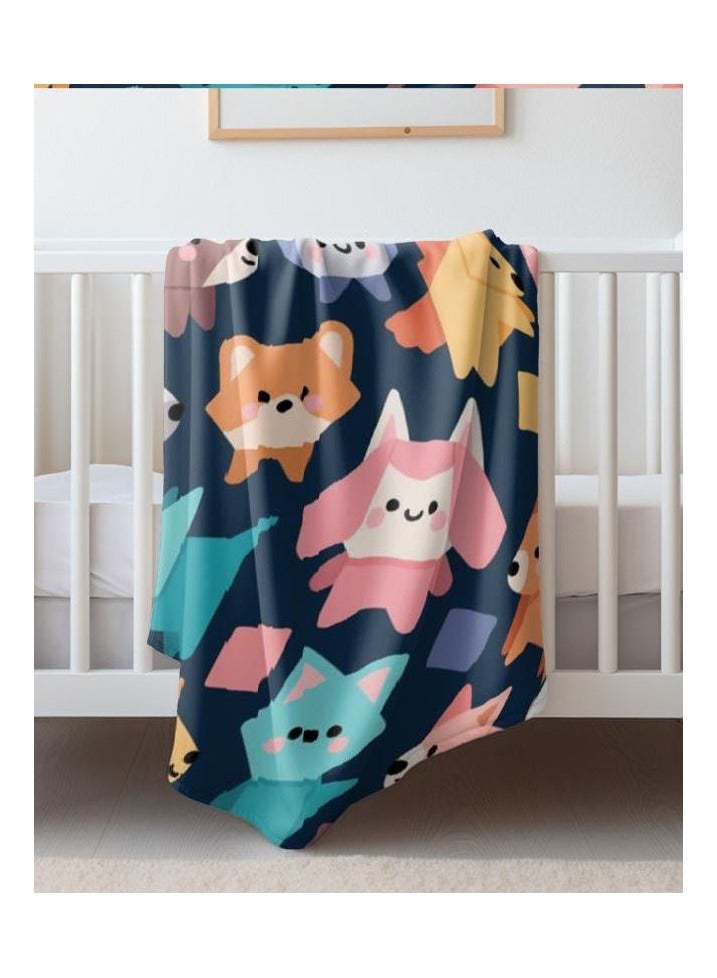 general Flannel thin blanket (warm and comfortable, suitable for sleep, gaming, dust removal and sandproof) 150cm*200cm - 282 - Image 1