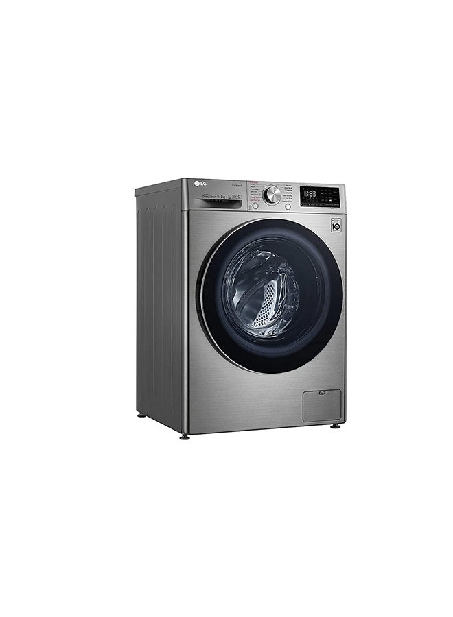 LG Vivace Washer & Dryer, 10/7 Kg, Bigger Capacity, AI DD, Steam, ThinQ 10 kg F4V5RGP2T Stainless Silver - Image 3
