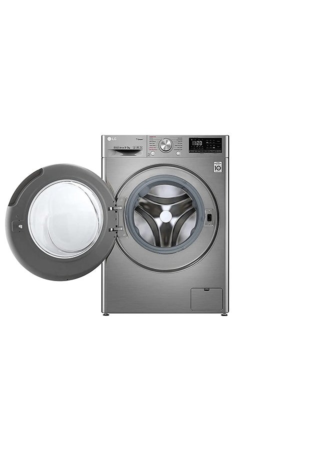 LG Vivace Washer & Dryer, 10/7 Kg, Bigger Capacity, AI DD, Steam, ThinQ 10 kg F4V5RGP2T Stainless Silver - Image 2