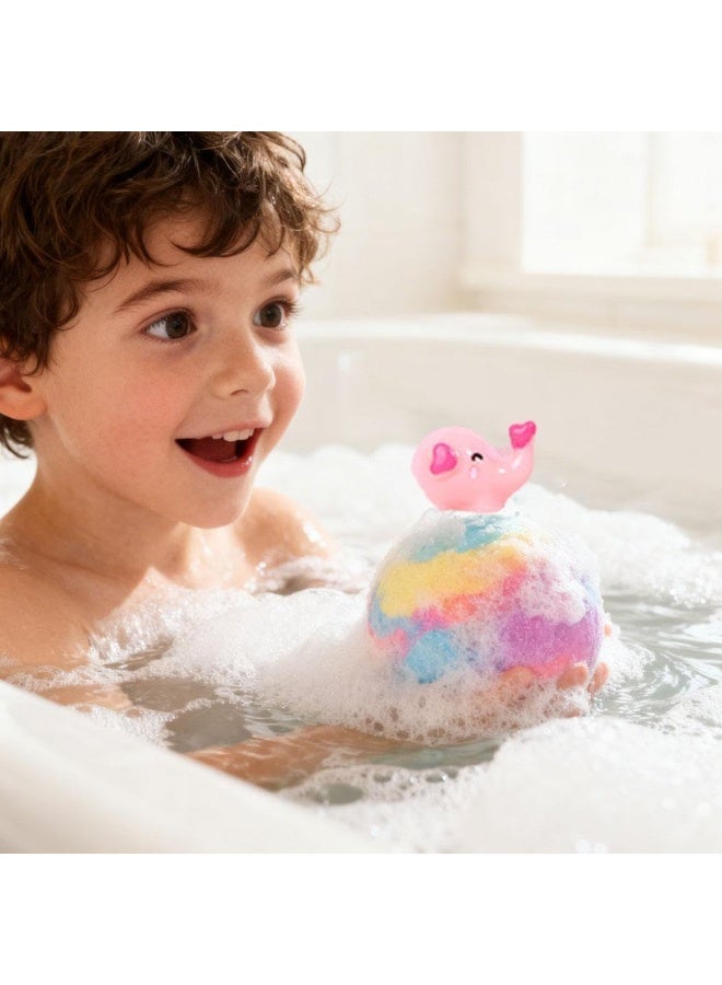 Kids Bath Bombs Gift Set, 12Pcs Fizzy Bath Bombs With Hidden Chinese Zodiac Animal Figurine Toys, Natural Sea Salt Aromatherapy Bubble Bath Balls, Premium Boxed Spa Bath Gift for Boys Girls - Image 5