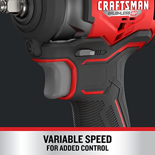 CRAFTSMAN V20 RP Cordless Impact Wrench, 3/8 inch Drive, Bare Tool Only (CMCF911B) - Image 5