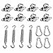 BlueDot Trading Bluedot Trading Square or Rectangle Shade Sail Installation Hardware Kit-8in (2 Pack)  - Image 2
