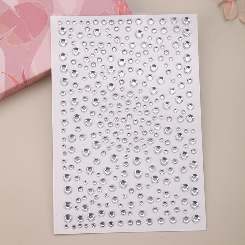 Prom Makeup Eyebrow Stickers Self-Adhesive Rhinestone Eye Stickers Face Rhinestone Stickers Acrylic Gem Face Stickers Forehead - Image 4