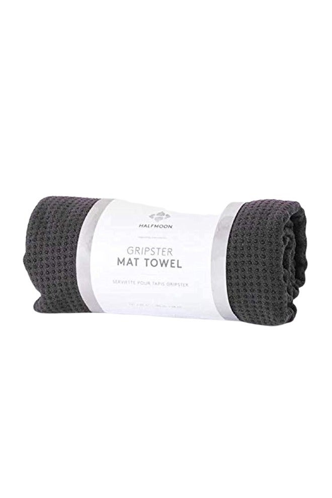 HALFMOON Wet Gripster Mat Towel, 72-Inch x 26.5-Inch Size, Charcoal - Image 1