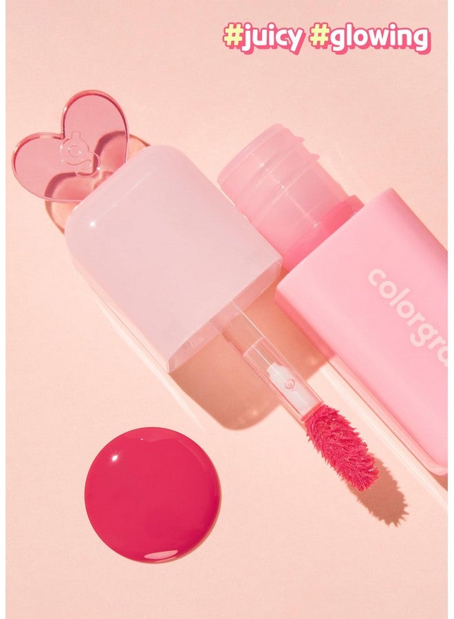 كولورجرام ملمع شفاه Juicy Drop Tint 01 Berry Amazing | ملمع شفاه Juicy، لون شفاه متوهج بألوان فاكهية، قابل للبناء والدمج، عالي التصبغ - Image 4