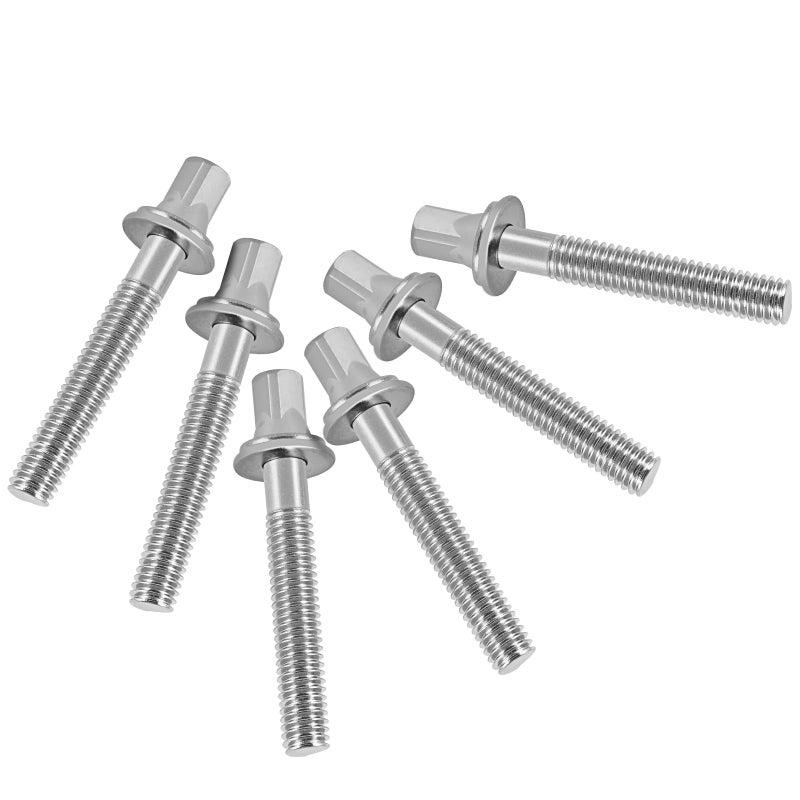 EASTROCK Drum Tension Rods Drum Screw 6 Pack M5X 2 Inch Percussion Replacement Accessory Drum Kit Screws (M5X50mm) - Image 5