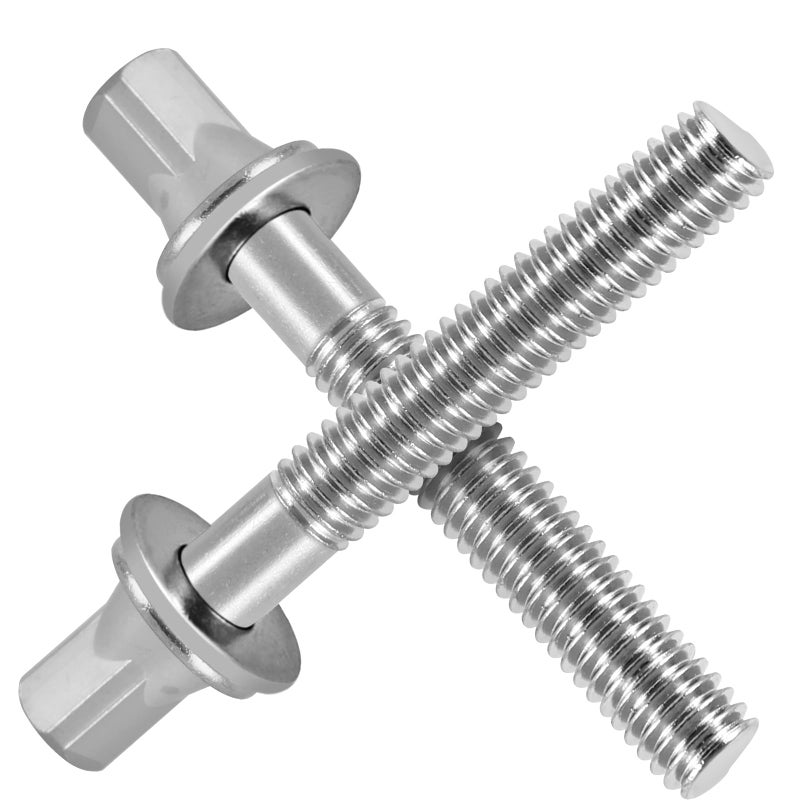 EASTROCK Drum Tension Rods Drum Screw 6 Pack M5X 2 Inch Percussion Replacement Accessory Drum Kit Screws (M5X50mm) - Image 3