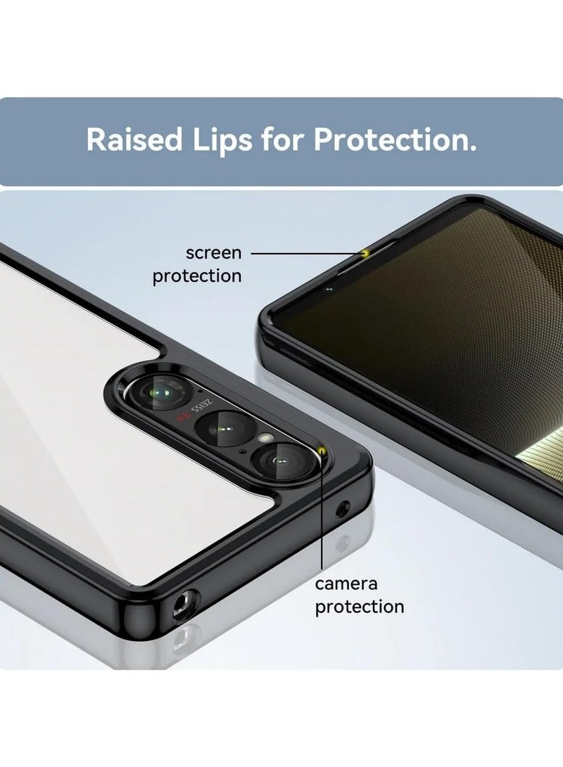 General Sony Xperia 1 VI 2024 Case, No Yellowing Military Grade Drop Protection Thin Flexible Silicone TPU Shockproof Protective Slim Fit Phone Cover  - Image 3
