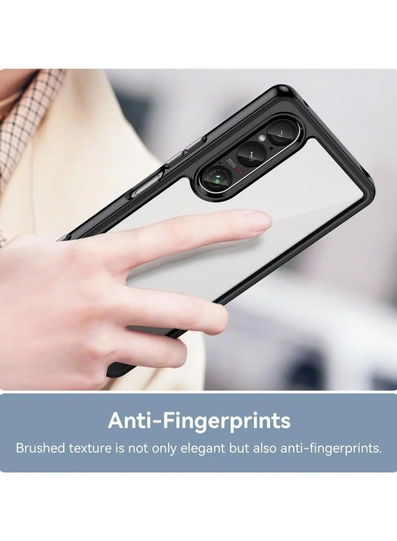 General Sony Xperia 1 VI 2024 Case, No Yellowing Military Grade Drop Protection Thin Flexible Silicone TPU Shockproof Protective Slim Fit Phone Cover  - Image 5