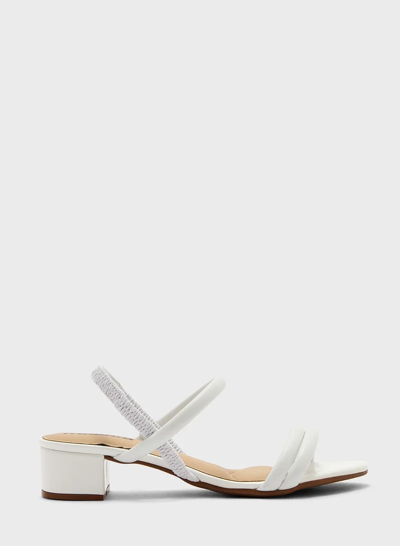MOLECA Ankle Strap Mid Heel Sandals