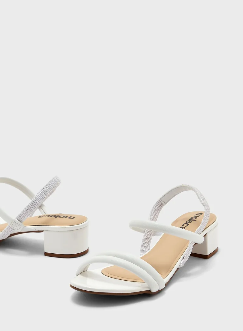 MOLECA Ankle Strap Mid Heel Sandals
