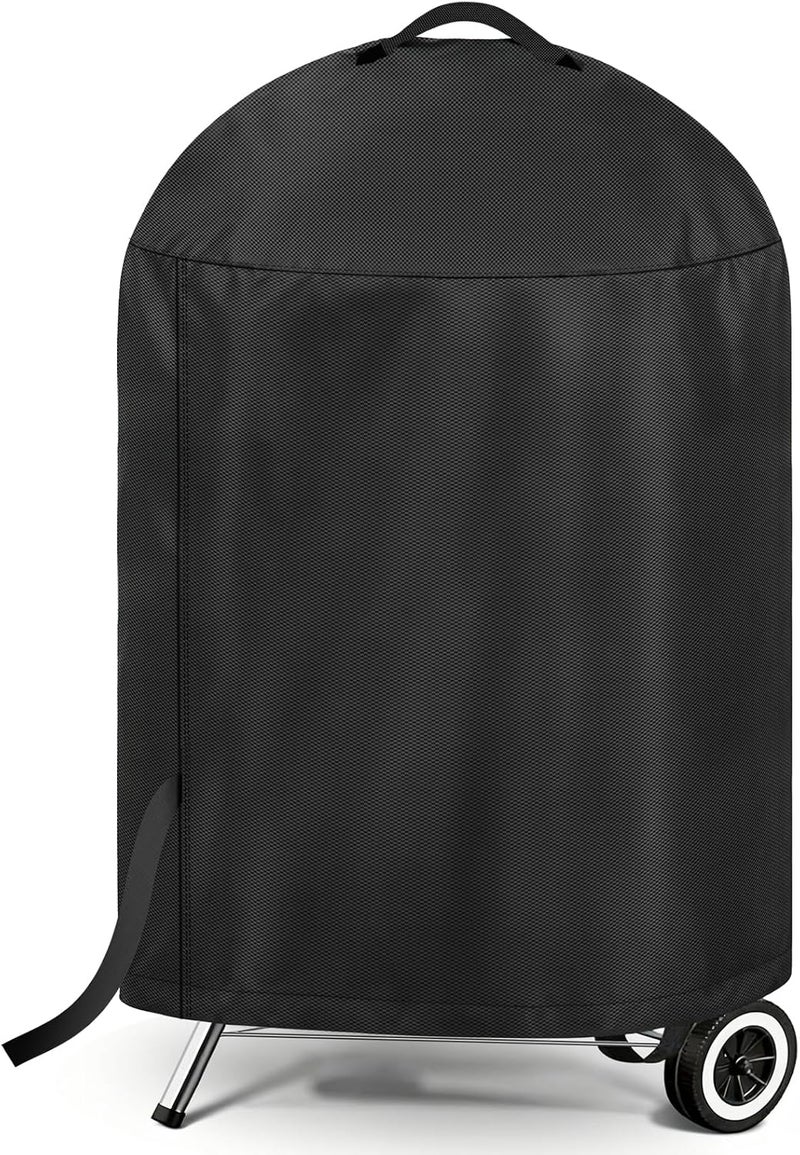 LBTING Grill Cover, 26-inch Heavy Duty 300D Oxford Waterproof Windproof UV Resistant BBQ Gas Grill Cover for Outdoor Barbecue Fit Most Brands Weber, Brinkmann, Char Broil, Holland - Image 1