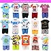 Miunana 36 PCS Boy Doll Travel Outfits for 46 Inch Doll Include 20 PCS Top and Pants for 53 Inch Clothes and Accessories with 14 Dollhouse Furniture and 2 Pairs of Boy Doll Shoes - Image 4